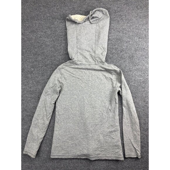 Toad & Co Sweatshirt Women's XS Gray Pullover Funnel Neck Long Sleeve Pockets - Picture 7 of 7